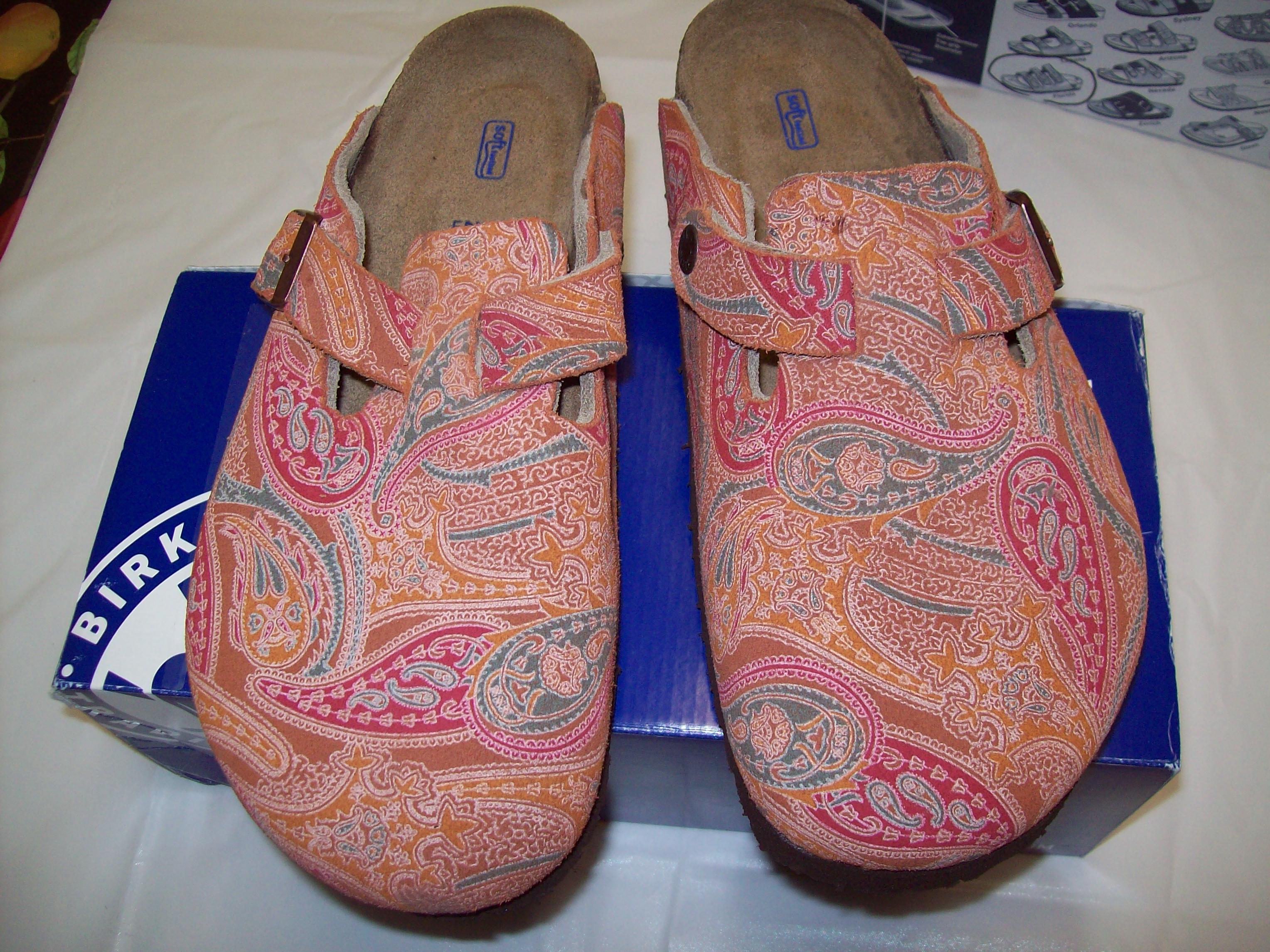 paisley birkenstocks